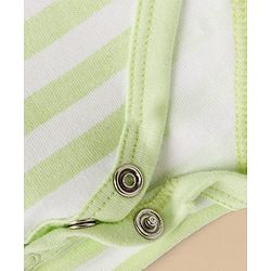Babyhug Disney Interlock Knit Full Sleeves Onesies with Minnie Mouse Graphic Pack of 3 - Light Green Light Blue & White