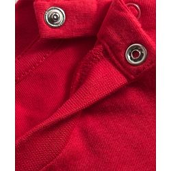 Babyhug 100% Cotton Knit Full Sleeves T-Shirt with All I do Is Sore Goal Text Print - Red
