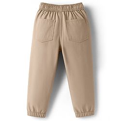 Babyhug Twill Woven Full Length Trouser Pant With Stretch - Beige