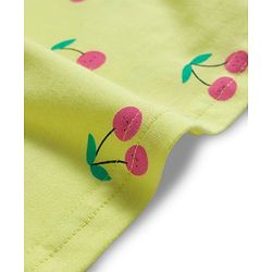 Babyhug 100% Cotton Knit Full Sleeves T-Shirt with Fruit Print - Yellow