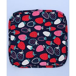 Babyhug Cotton Knit Wash Cloths with Floral & Polka Dot Pack Of 6 L 25.4 x B 25.4 cm - White Yellow & Pink