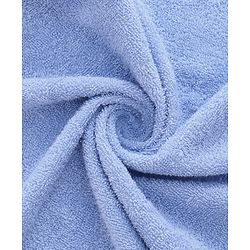 Babyhug Cotton Terry Woven Bath Towel With Lion Embroidery L 96 x B 46 cm - Blue