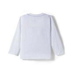 Babyhug Disney Single Jersey Knit Full Sleeves T-Shirt and Track Pant with Mickey Mouse and Friends Graphic - White & Black