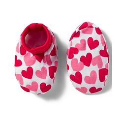 Babyhug 100% Cotton Knit  Mittens & Booties Set with Heart Print - Pink