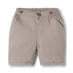 Babyhug Cotton Woven Half Sleeves Solid Color Shirt and Shorts Set With Suspender - Pink & Grey