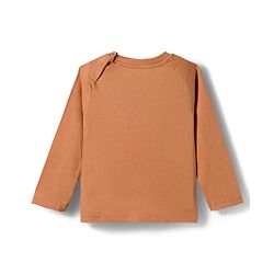 Babyhug Cotton Knit Full Raglan Sleeves Night Suit With Animal Print - Brown