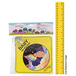 Babyhug Baby On Board Car Sign  Yellow| Safety Warning Sign| Durable & Easy to Install| High Visibility| Strong Suction Grip| Compatibly to all Wind Shields