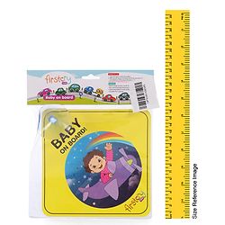 Babyhug Baby On Board Car Sign  Yellow| Safety Warning Sign| Durable & Easy to Install| High Visibility| Strong Suction Grip| Compatibly to all Wind Shields