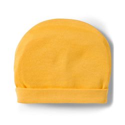 Babyhug Disney Interlock Knit Cap Mittens & Booties Set With Bambi & Friends Graphic Yellow - Diameter 9.5 cm