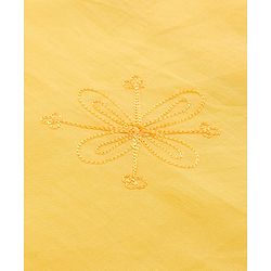 Babyhug Cambric Woven Full Sleeves Embroidered Angarakha Kurta Dhoti Set -  Yellow