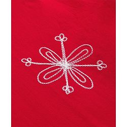 Babyhug Cambric Woven Full Sleeves Embroidered Angarakha Kurta Dhoti Set - Red