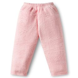 Babyhug Velour Knit Full Sleeves Winter Wear Night Suit With Animal Embriodery - Pink
