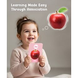 Babyhug 150 Piece Early Learning Flash Cards 8 Themes in One| Educational Double-Sided Cards| Montessori Learning| Fosters Interest| Colorful Cards| Safe & Non-Toxic - Multicolor