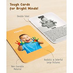 Babyhug 150 Piece Early Learning Flash Cards 8 Themes in One| Educational Double-Sided Cards| Montessori Learning| Fosters Interest| Colorful Cards| Safe & Non-Toxic - Multicolor