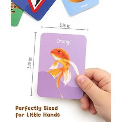 Babyhug 150 Piece Early Learning Flash Cards 8 Themes in One| Educational Double-Sided Cards| Montessori Learning| Fosters Interest| Colorful Cards| Safe & Non-Toxic - Multicolor