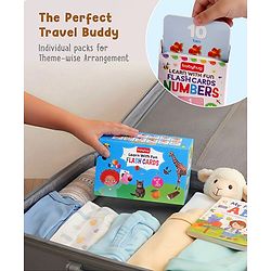 Babyhug 150 Piece Early Learning Flash Cards 8 Themes in One| Educational Double-Sided Cards| Montessori Learning| Fosters Interest| Colorful Cards| Safe & Non-Toxic - Multicolor
