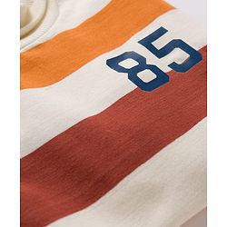 Babyhug Knitted Full Sleeves Turtle Neck Winter T-Shirt - Off White