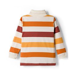 Babyhug Knitted Full Sleeves Turtle Neck Winter T-Shirt - Off White
