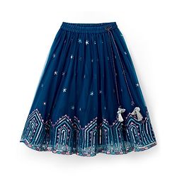 Babyhug Net Woven Half Sleeves Choli Lehenga & Dupatta Set With Sequin Embriodery - Blue