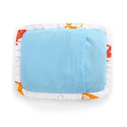Babyhug Head Shaping Rai Pillow with Extra Cover Aeroplane Theme  White| 1 Kg Mustard Seeds| Cotton Cover| Natural Warming Property|Prevents Cold & Flat Head Syndrome| NewBorn Neck & Shoulder Support