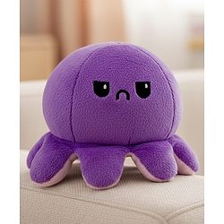 Babyhug Octopus Plush Reversible Soft Toy - 12cm| Toddler Gifting for Boys & Girls| Stuffed Animal| Baby Safe| Cuddle & Travel Partner| Super Soft Fabric