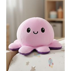Babyhug Octopus Plush Reversible Soft Toy - 12cm| Toddler Gifting for Boys & Girls| Stuffed Animal| Baby Safe| Cuddle & Travel Partner| Super Soft Fabric