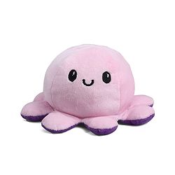 Babyhug Octopus Plush Reversible Soft Toy - 12cm| Toddler Gifting for Boys & Girls| Stuffed Animal| Baby Safe| Cuddle & Travel Partner| Super Soft Fabric
