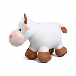 Babyhug Plush Cow Soft Toy - 30 cm| Toddler Gifting for Boys & Girls| Stuffed Animal| Baby Safe| Cuddle & Travel Partner| Super Soft Fabric