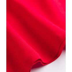 Babyhug Rayon Woven Full Sleeves Kurta Pajama Set With Velvet Embroidered Jacket - Red
