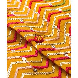 Babyhug Rayon Woven Full Sleeves Kurta Pajama Set with  Embroidered Nehru Jacket - Red & Yellow