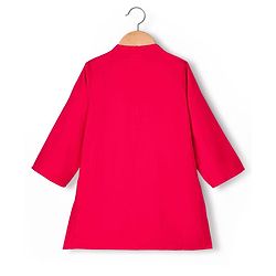 Babyhug Rayon Woven Full Sleeves Kurta Pajama Set with  Embroidered Nehru Jacket - Red & Yellow