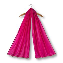 Babyhug Brocade Woven Half Sleeves Choli Lehenga & Dupatta Set With Floral Foil Print - Purple