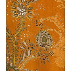 Babyhug Cotton Woven Full Sleeves Cambric Foil Printed Kurta Pajama Set- Mustard