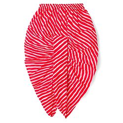 Babyhug Cambric Woven Full Sleeves Kurta Dhoti Set with Angarakha Foil Print - Red