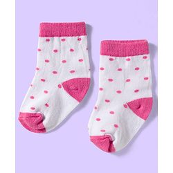 Cute Walk by Babyhug Ankle Length Antibacterial Socks With Stripes Pack Of 3 - Light Blue & White