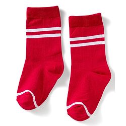 Cute Walk by Babyhug Knit Ankle Length Anti Bacterial Socks with Stripes Design Pack of 3 - Red White & Blue