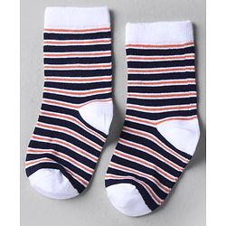 Cute Walk by Babyhug Knit Ankle Length Anti-Bacterical Socks With Stripes & Text Design Pack of 3 - Multicolor