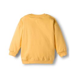 Babyhug Disney Terry Knit Full Sleeves Sweatshirt & Trackpant Set with Winnie the Pooh Graphic and Sherpa Sleeves Detailing -  Yellow