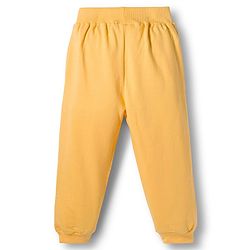Babyhug Disney Terry Knit Full Sleeves Sweatshirt & Trackpant Set with Winnie the Pooh Graphic and Sherpa Sleeves Detailing -  Yellow