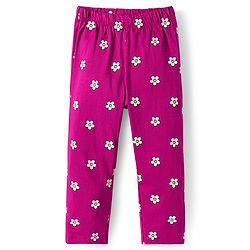 Babyhug Cotton Knit Full Sleeves Night Suit With Animal & Floral Print - Purple
