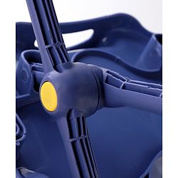 Babyhug 2 in 1 Kids Feeding Chair & Booster Chair with Removable Tray & Seat Cushion - Yellow| Adjustable Height| Safety Harness| Foldable Legs| Non Slip Base| Easy to Clean| Durable Built