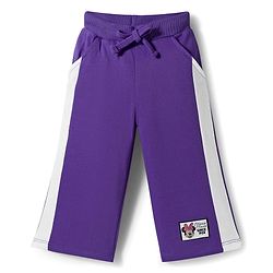 Babyhug Disney Terry Full Sleeves Drop Shoulder T-Shirt and Trackpant with Minnie Mouse Graphics - Purple