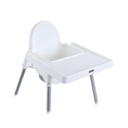 Babyhug Multi-functional Highchair & Convertible Feeding Chair | Removable Feeding Tray| Adjustable Footrest| Safety Harness| Anti-skid Base| Easy Assembly| Easy Cleaning| 6 Months to 3 Years - Blue