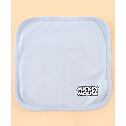 Babyhug Disney Cotton Baby Gift Set With Mickey Mouse Graphics - Light Blue