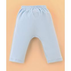 Babyhug Disney Cotton Baby Gift Set With Mickey Mouse Graphics - Light Blue