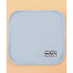 Babyhug Disney Cotton Baby Gift Set With Mickey Mouse Graphics - Light Blue