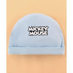 Babyhug Disney Cotton Baby Gift Set With Mickey Mouse Graphics - Light Blue