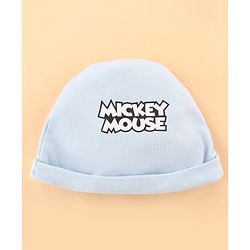 Babyhug Disney Cotton Baby Gift Set With Mickey Mouse Graphics - Light Blue