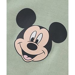 Babyhug Disney Interlock Cotton Baby Clothing Gift Set with Mickey Graphic- Light Green