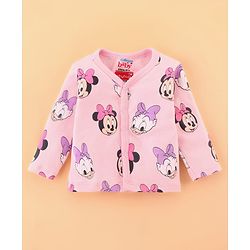 Babyhug Disney Cotton Baby Clothing Gift Set with Minnie & Daisy Print - Pink